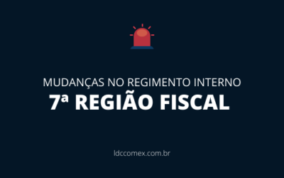Mudanças no Regimento Interno na 7ª Região Fiscal da RFB – Portaria 887/2020