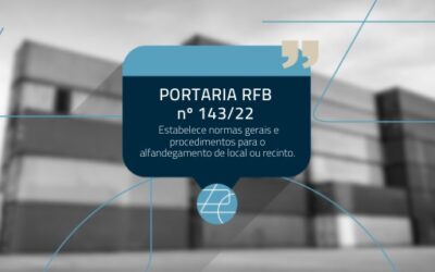 Portaria RFB 143/2022 e a API-Recintos